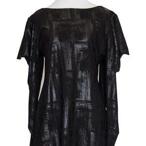 Backstage Battle Star Black Dress Punk Medium Bat Wing New 150$